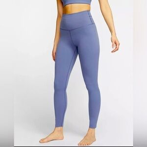 NEW Nike Yoga Women’s Plus Size High-Rise 7/8 Training Tights (3X)  Blue